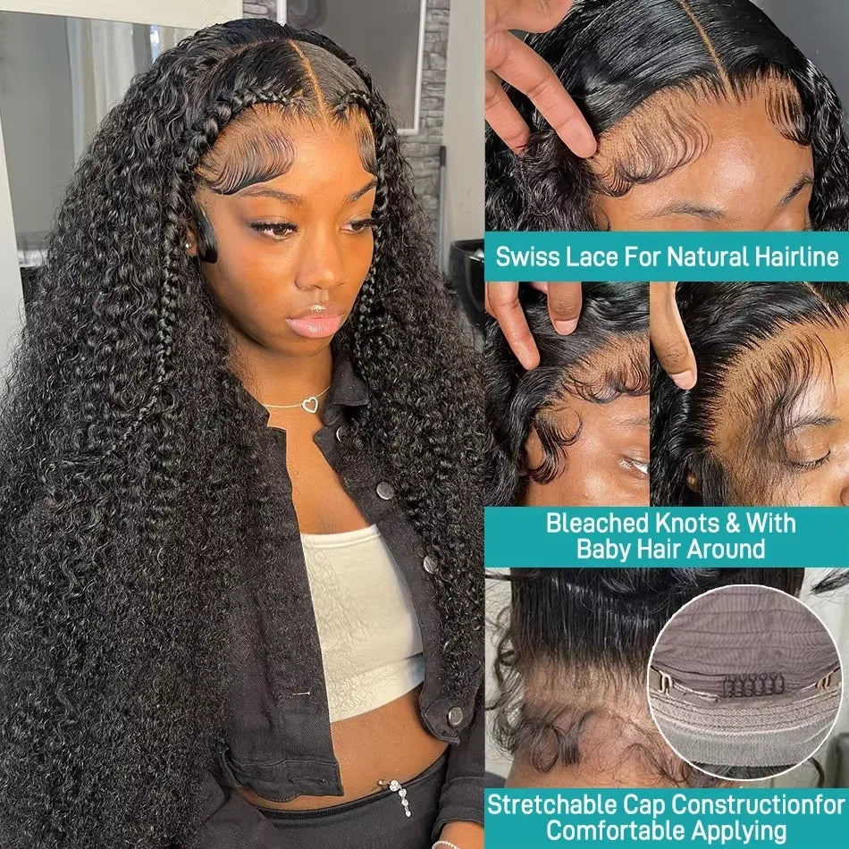 Hd Lace Frontal Deep Wave Curly Wigs
